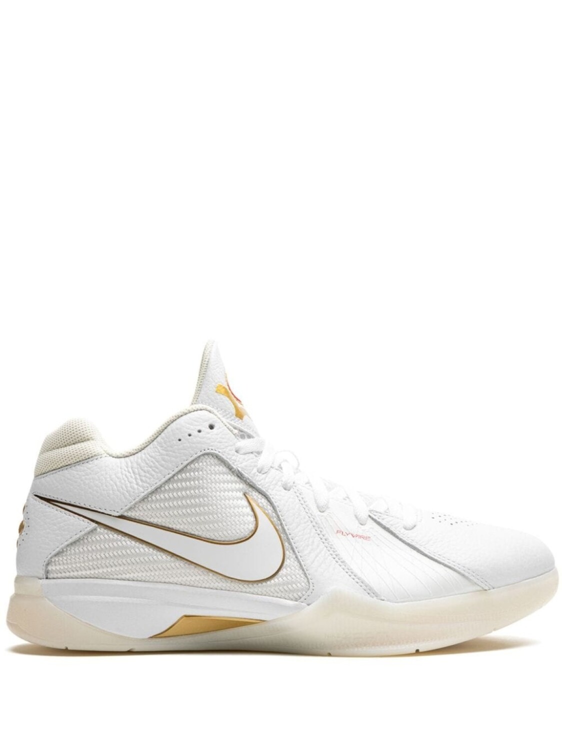 

Nike кроссовки KD 3 "Белый/Металлик Золотой", белый