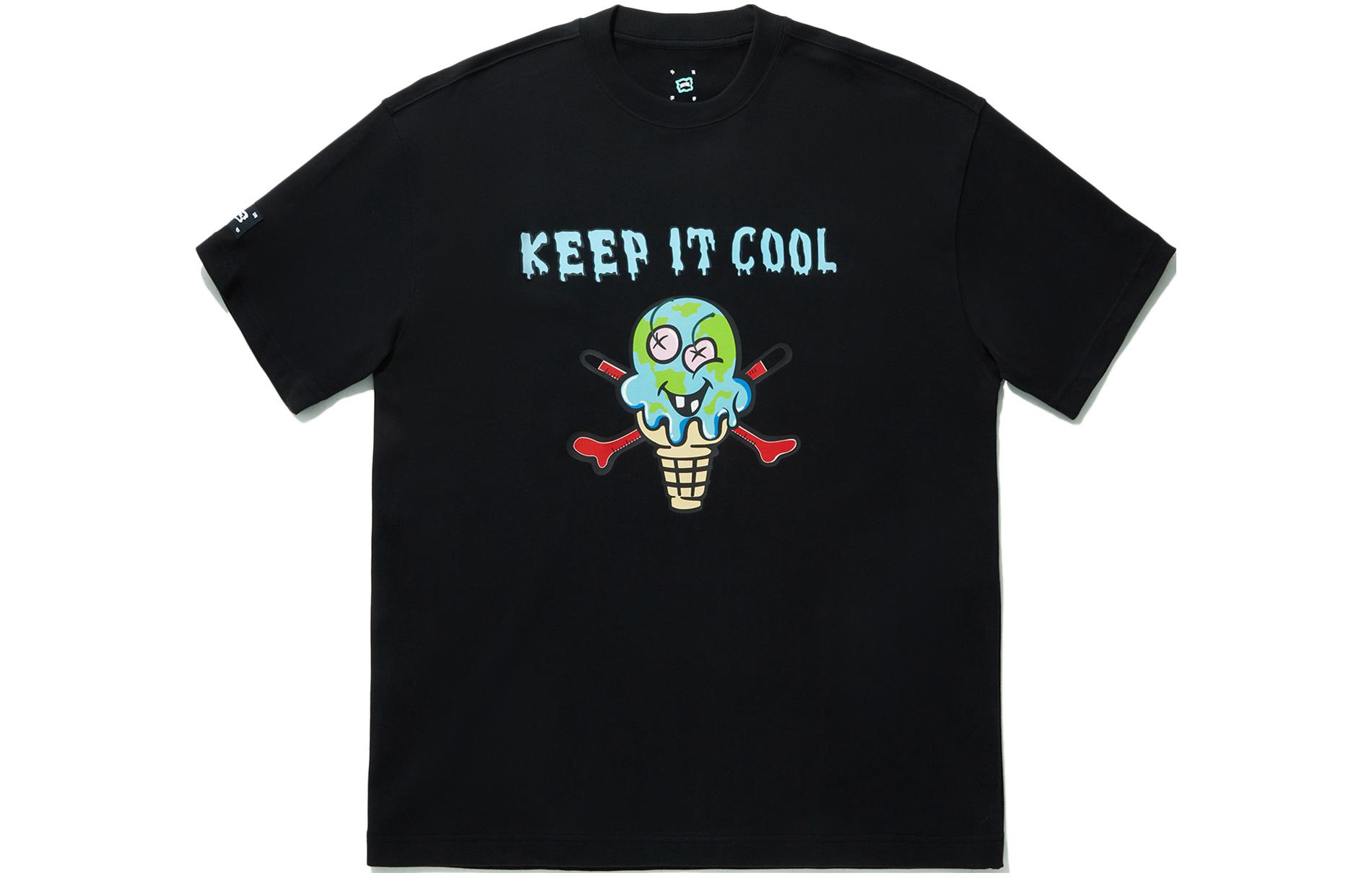 

LiNing Футболка ICECREAM мужская black, Черный, LiNing Футболка ICECREAM мужская black