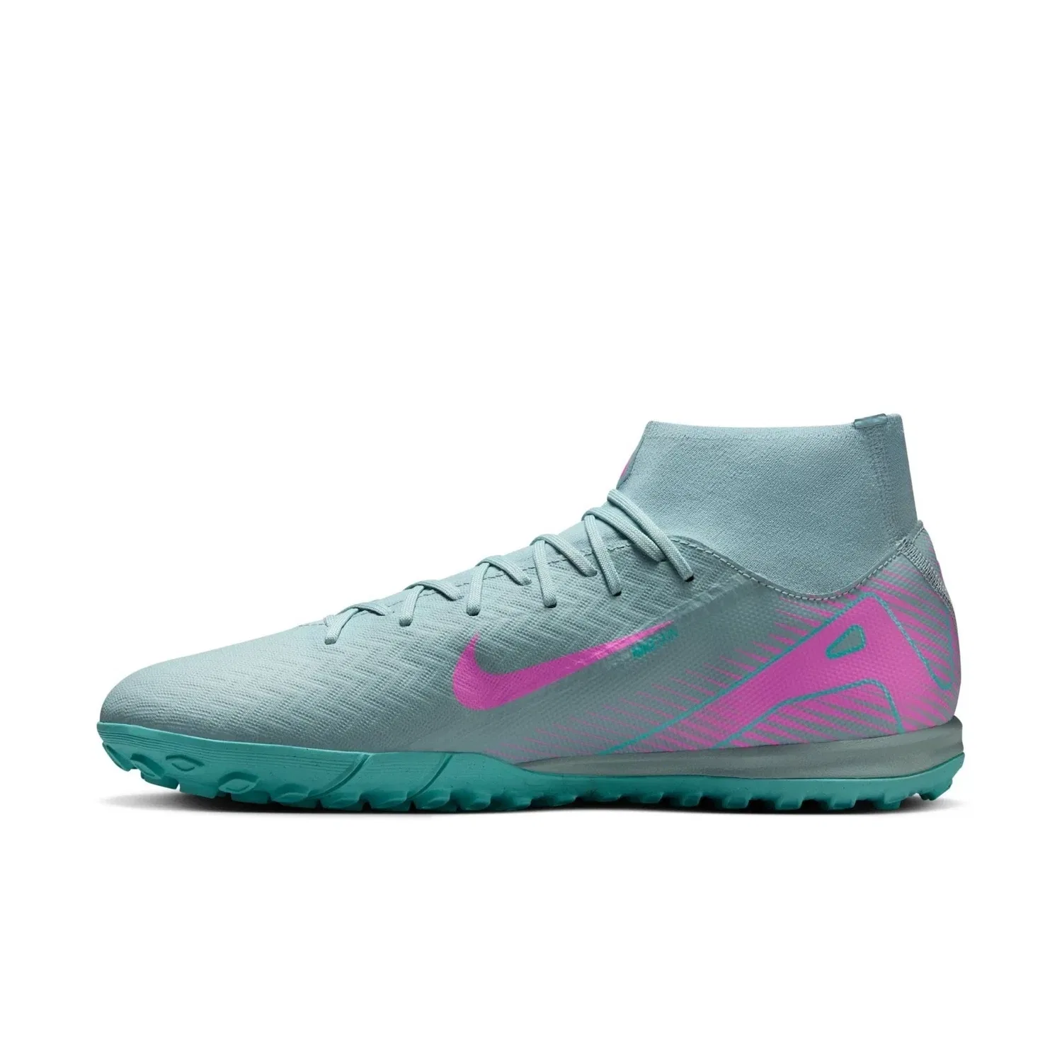 Футбольные бутсы Nike Mercurial Superfly 10 Academy Ocean Cube TF SHOP249, синий — фото 3