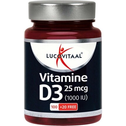 

Lucovitaal Витамин D3 25 мкг Добавка - 120 капсул