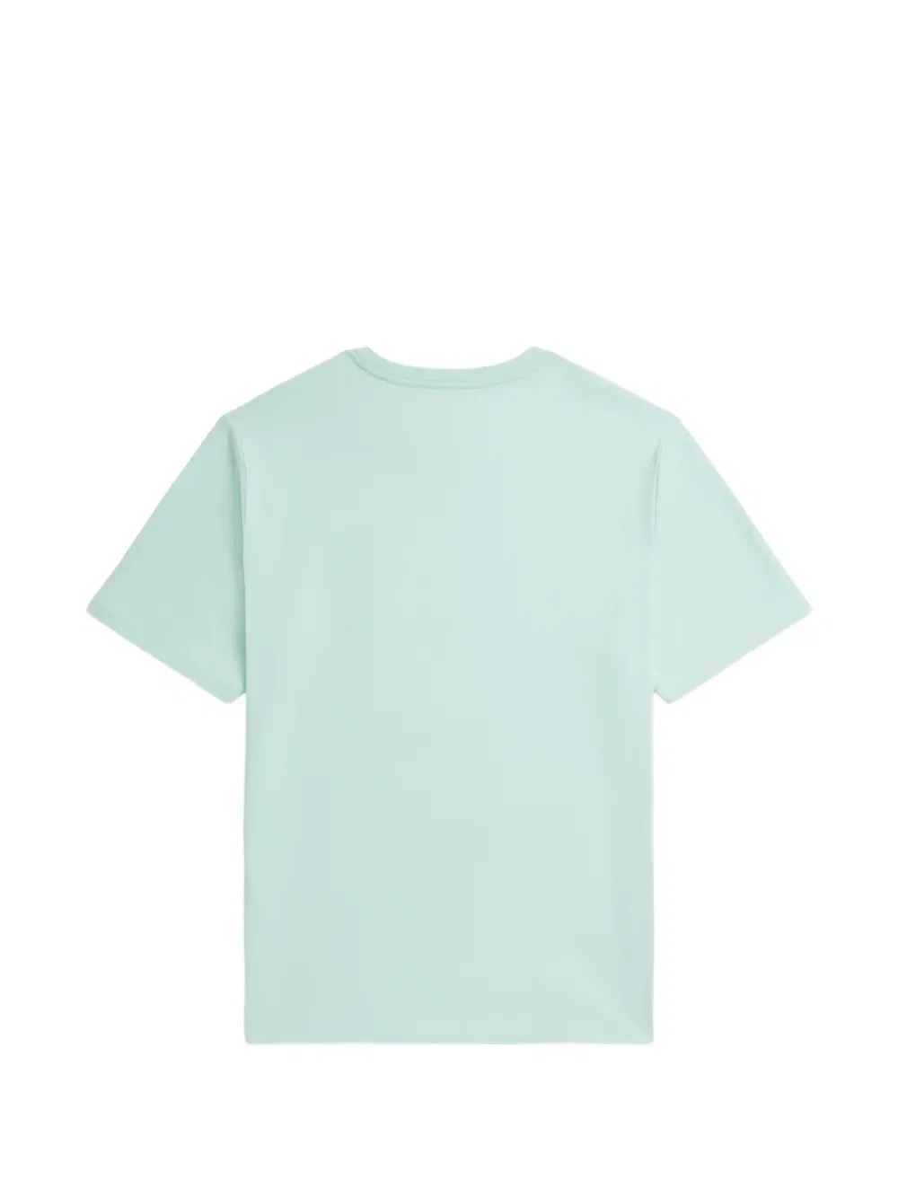 Футболка-поло с вышитым пони на кармане Polo Ralph Lauren Kids, синий — фото 2