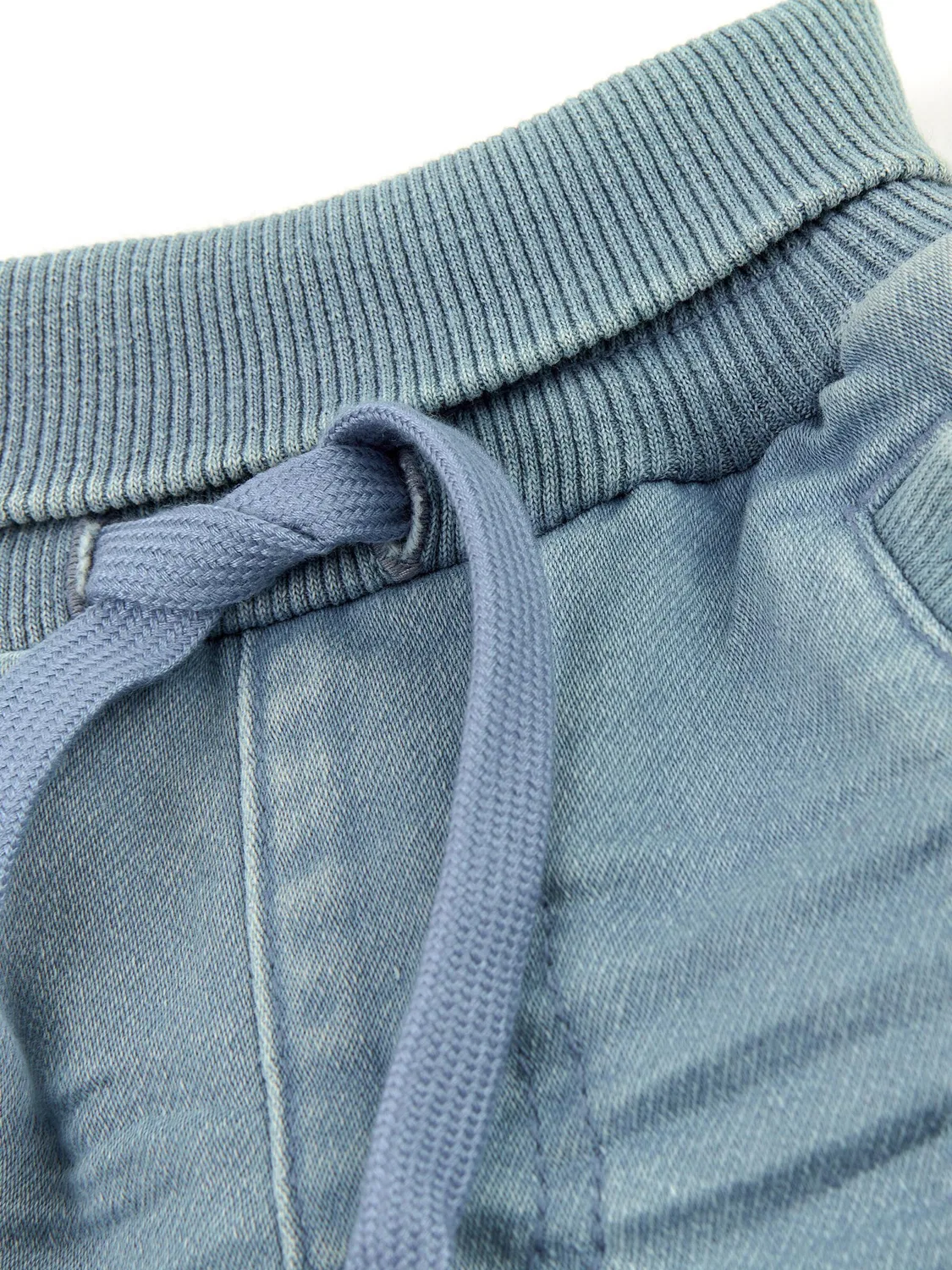 Джинсы Sigikid Regular Jeans Jeans Bermuda светло-голубого цвета — фото 4