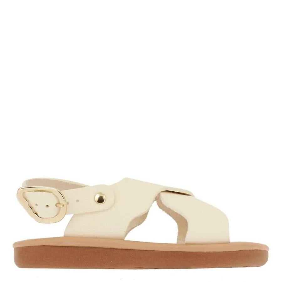 Детские сандалии Ancient Greek Sandals Atokos мягкие сандалии для девочек, бежевый