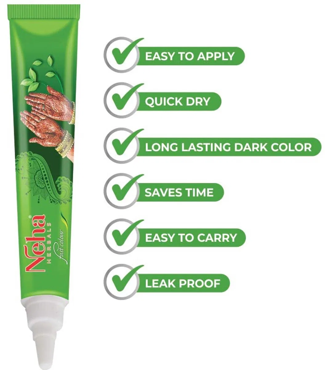 Натуральная хна Neha Herbal Fast Colour, 10 x 25 г Kajal — фото 2