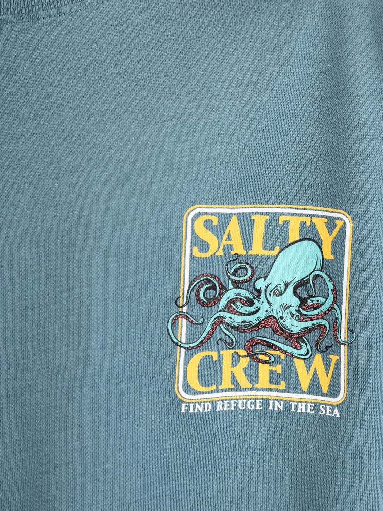 Футболка Salty Crew Ink Slinger Kids T-Shirt, hydro — фото 4