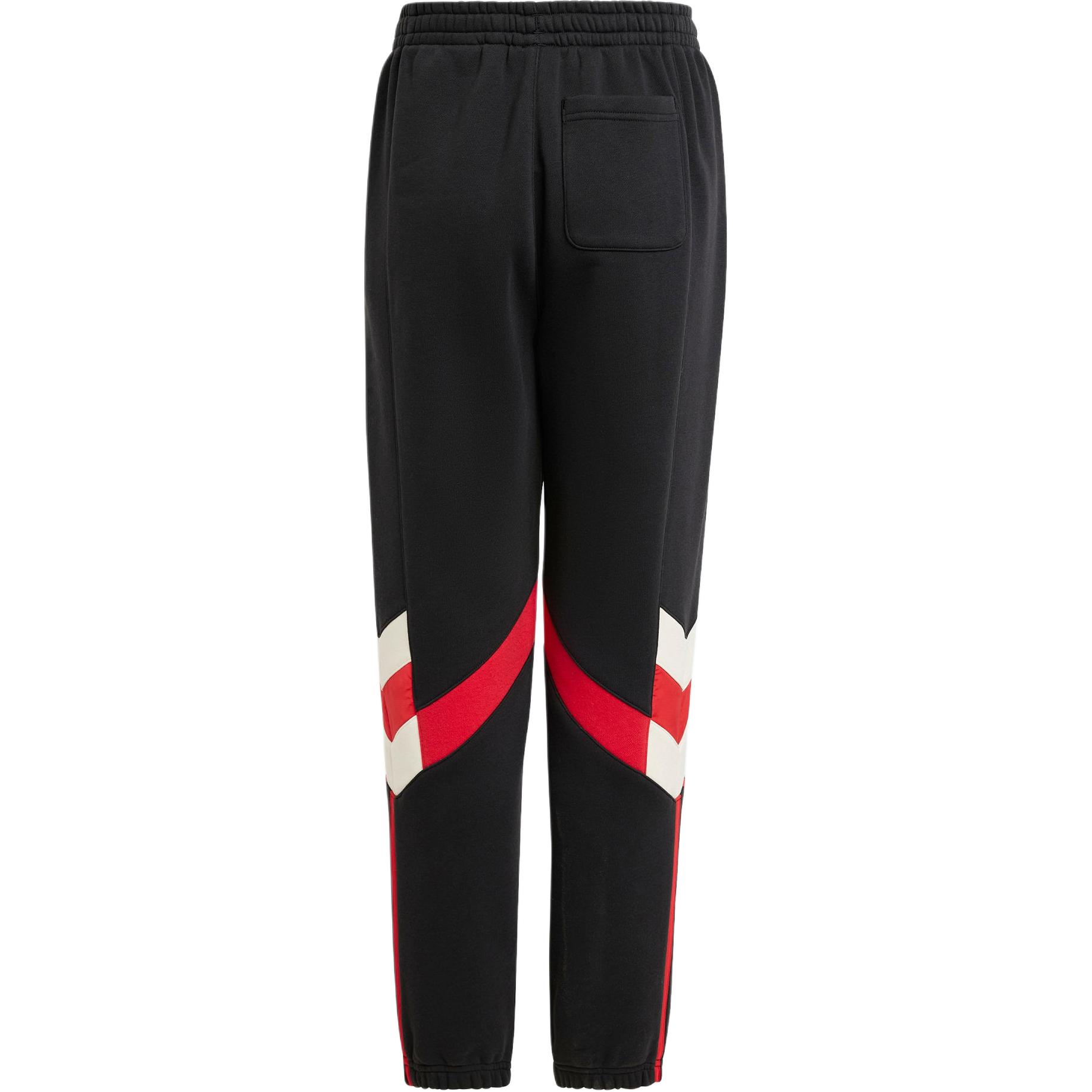 

Adidas Originals Детские трикотажные спортивные штаны Manchester, черно-красные, 3–7 лет