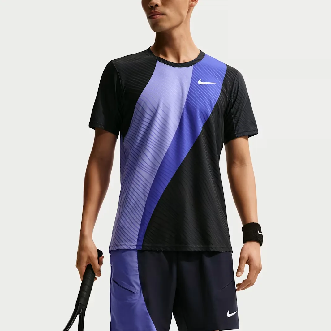 Футболка Court Slam FW25 мужская Nike, Sapphire Blue/Obsidian Color/White — фото 4