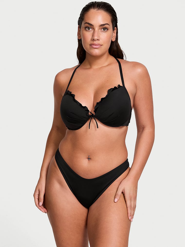 

Базовые бразильские плавки бикини Victoria'S Secret Swim, черный