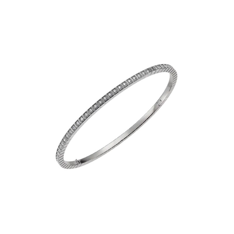 

Chopard - браслет giunco ice cube из этичного белого золота с бриллиантовой павé - 857702-1012 CHOPARD