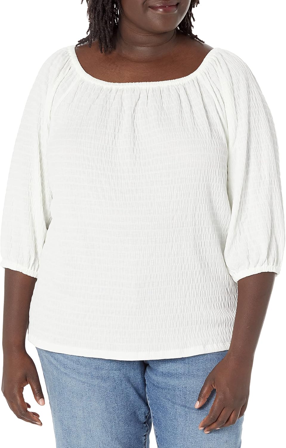 

Женская блузка в крестьянском стиле от Tommy Hilfiger, Ivory