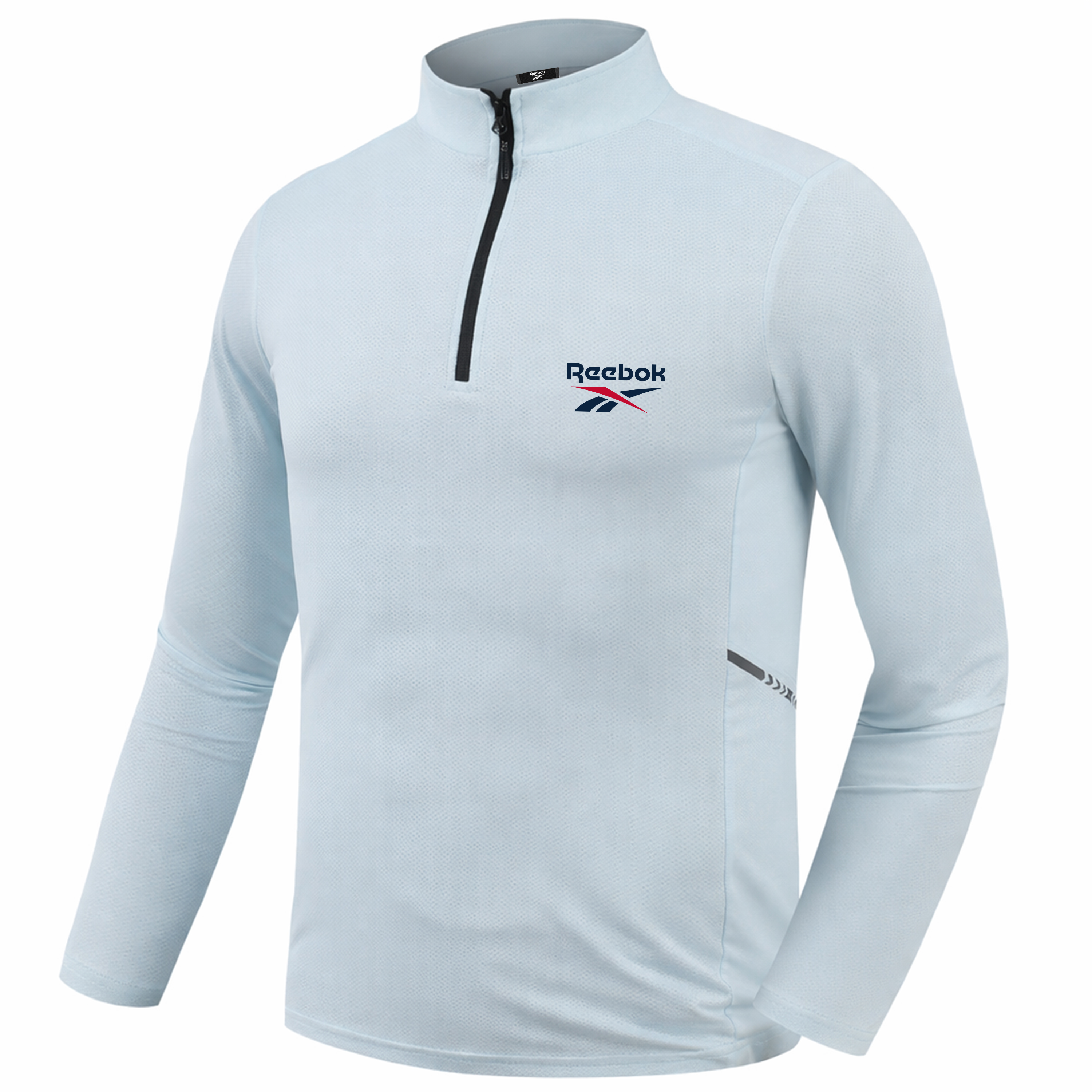 

Футболка Unisex Stand Collar Moderate Reebok, светло-синий