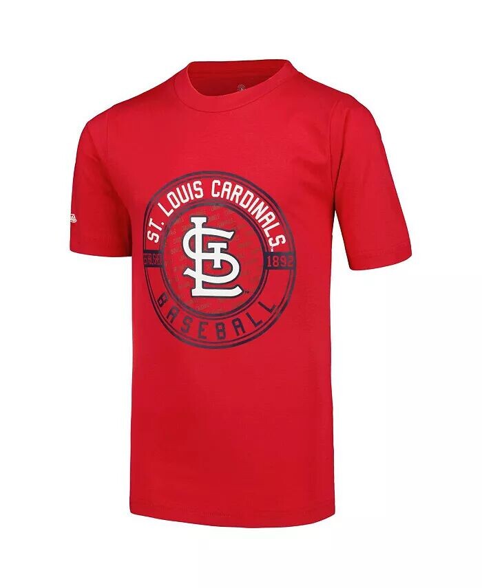 Комбинированный комплект футболок с красными и белыми футболками Big Boys St. Louis Cardinals Stitches, красный — фото 4