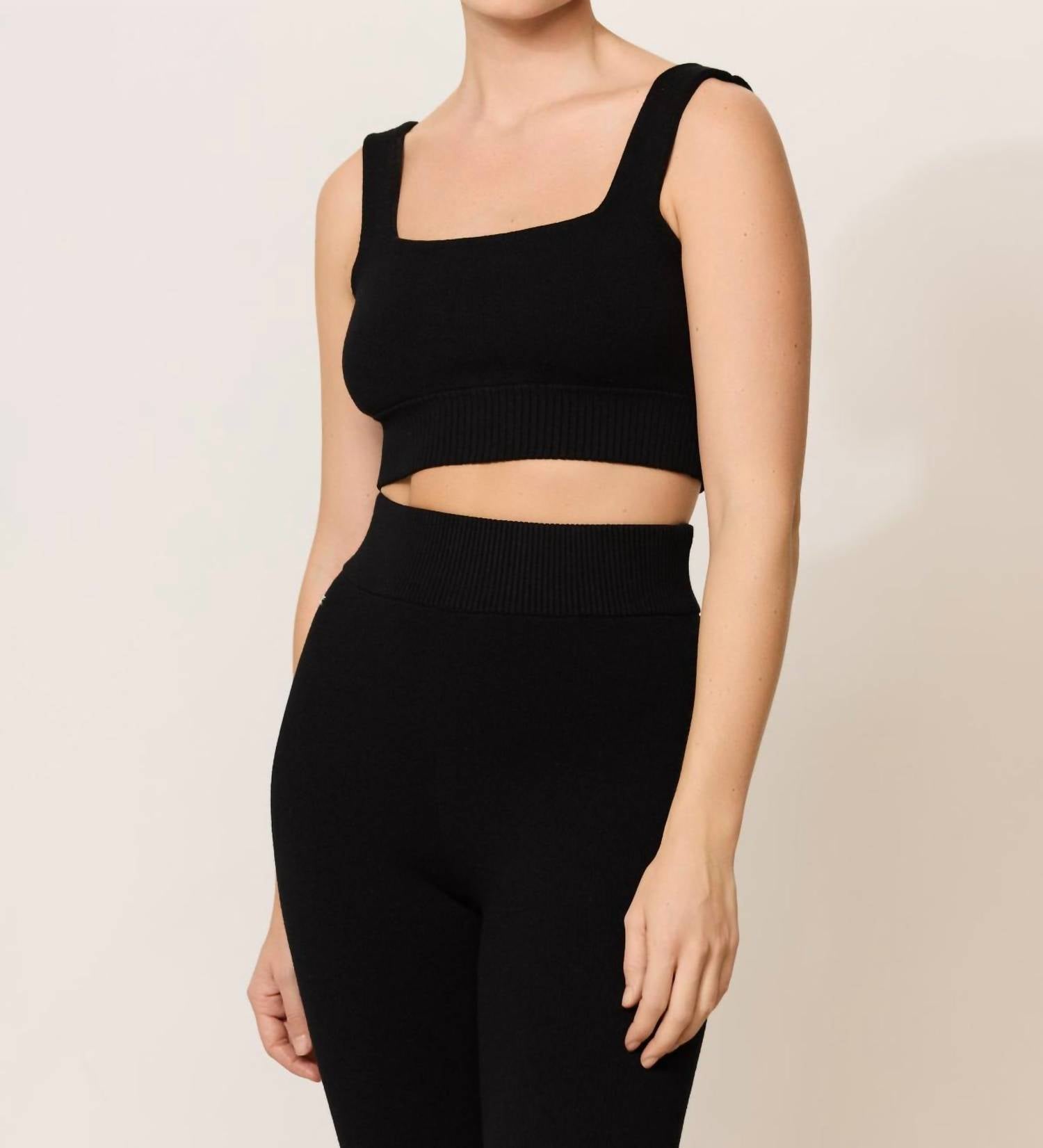 

Бюстгальтер Olly Knit черного цвета Lune Active