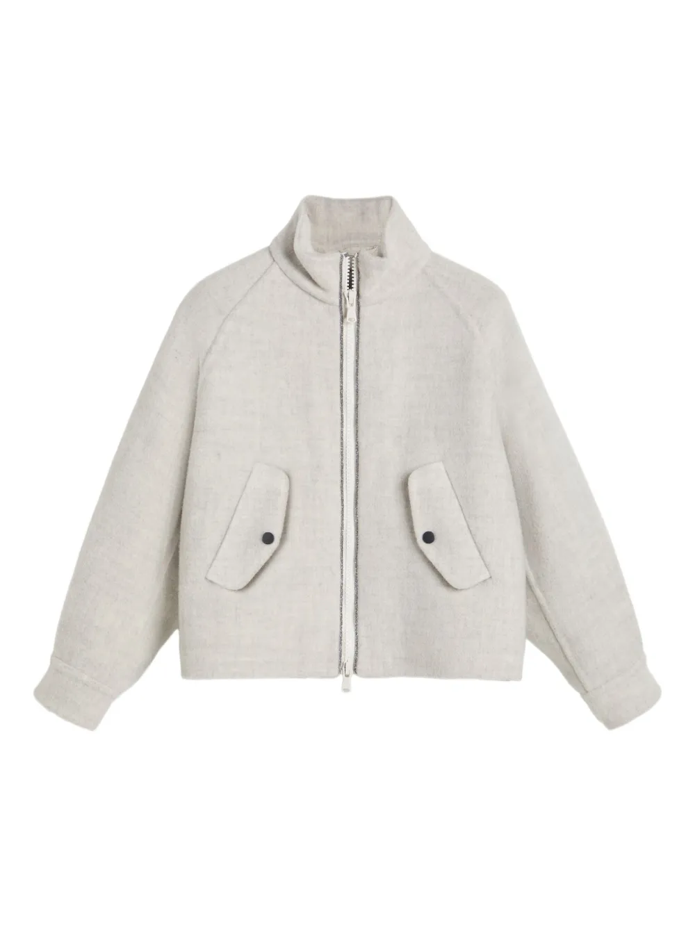 

Шерстяной пиджак Brunello Cucinelli Kids, серый