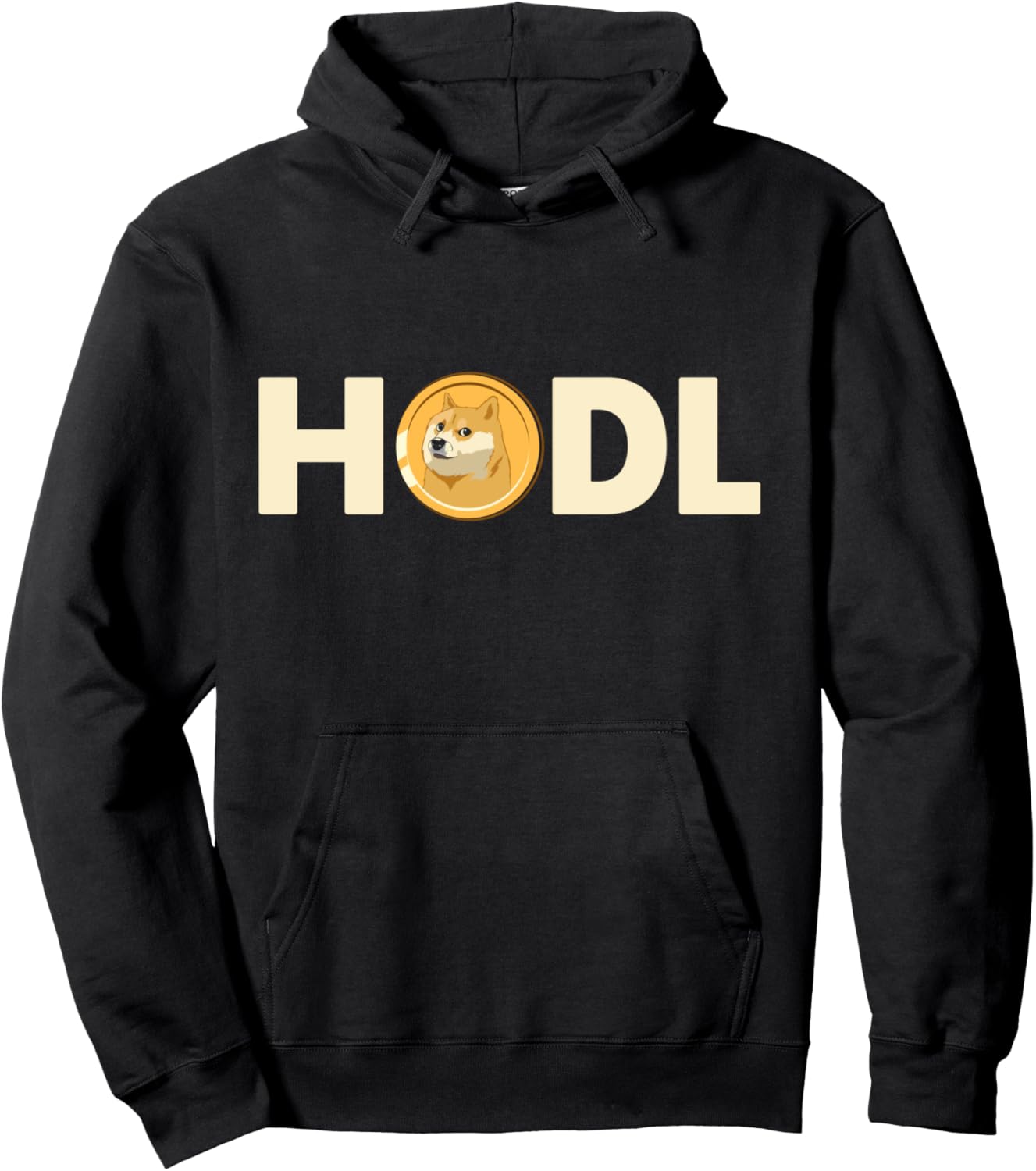 

HODL Dogecoin Забавная толстовка с изображением Doge Coin Криптовалюта Dogecoin Crypto Apparel, черный