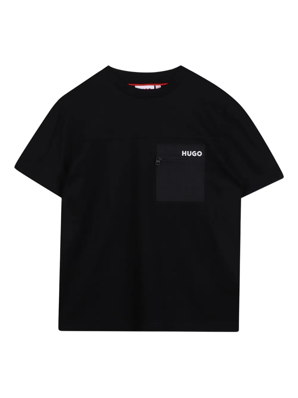 

Футболка с карманом HUGO KIDS, черный