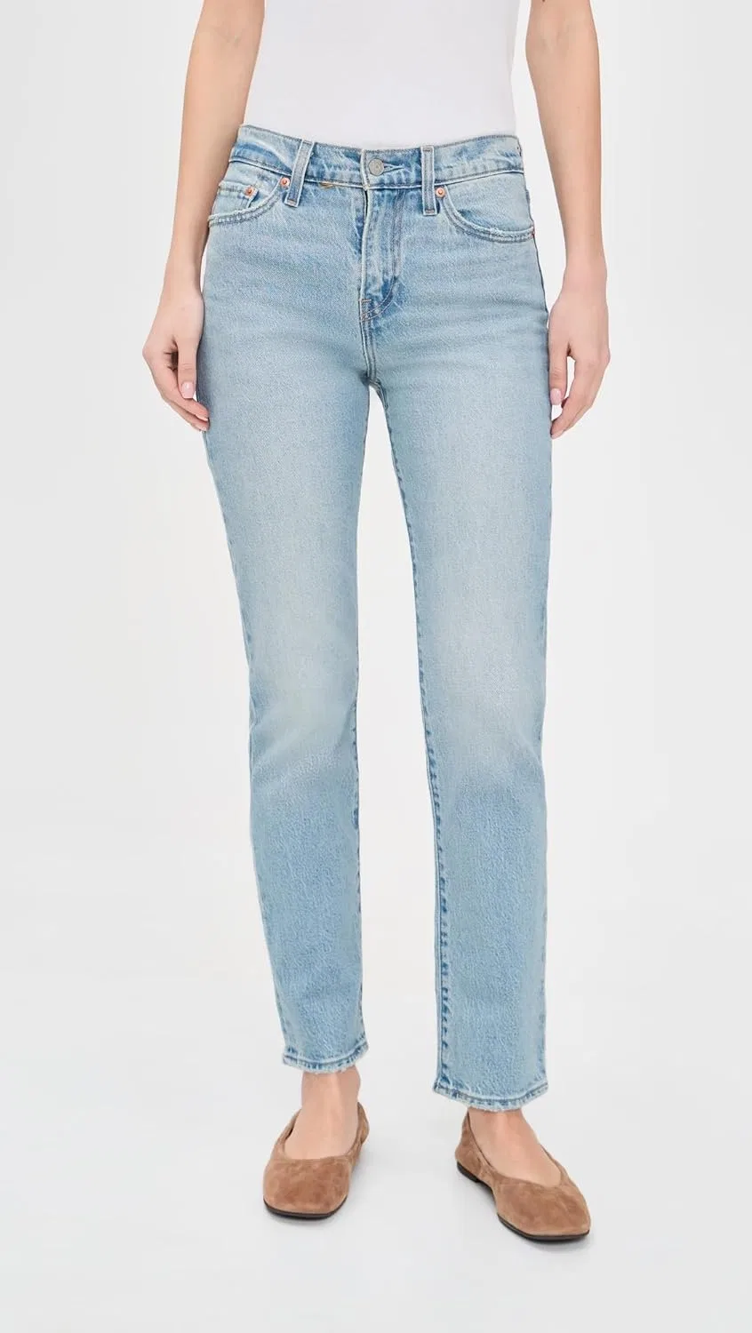 Джинсы Levi's Wedgie Slim, цвет First in Line — фото 2