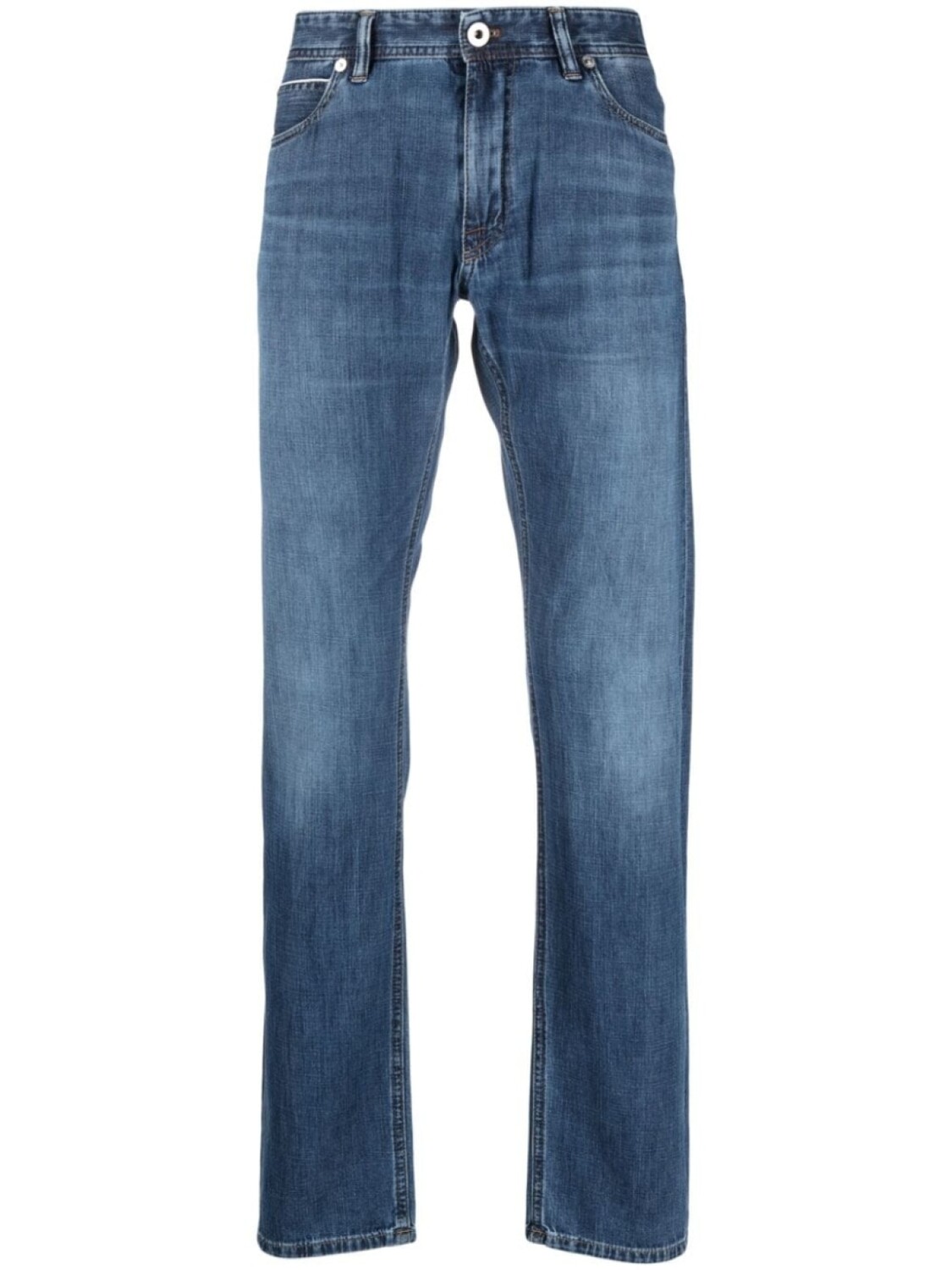 

Brioni прямые брюки, синий