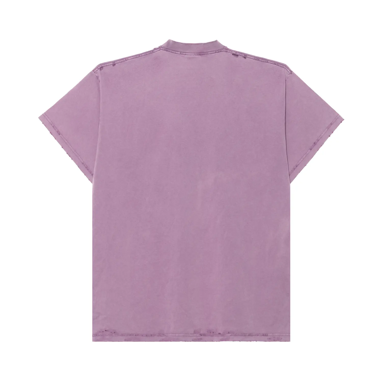 Футболка 3b Liquefied Distressed Oversized Balenciaga, фиолетовый — фото 2