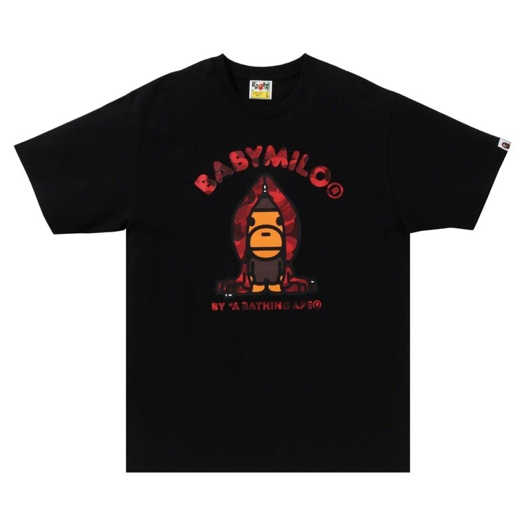 

Футболка BAPE x Rakuten Baby Milo Tee, черный