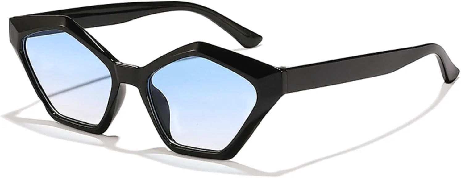 

Модные солнцезащитные очки «кошачий глаз» для женщин, ретро-очки в узком стиле «кошачий глаз», винтажные солнцезащитные очки с тонированными линзами mincl, Blue