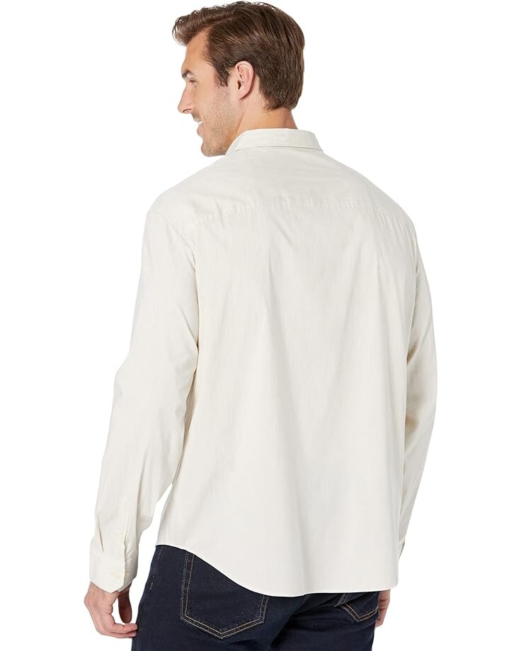 

Рубашка Calvin Klein The Stretch-Cotton Shirt, цвет Silver Birch