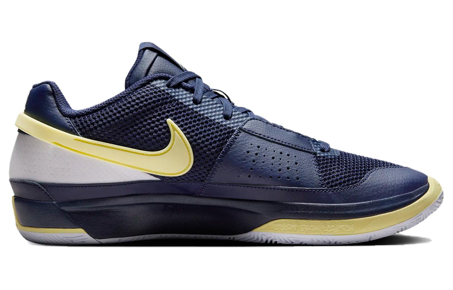 Футболка Nike JA1 Ep 'Midnight Navy' Синий Желтый — фото 2