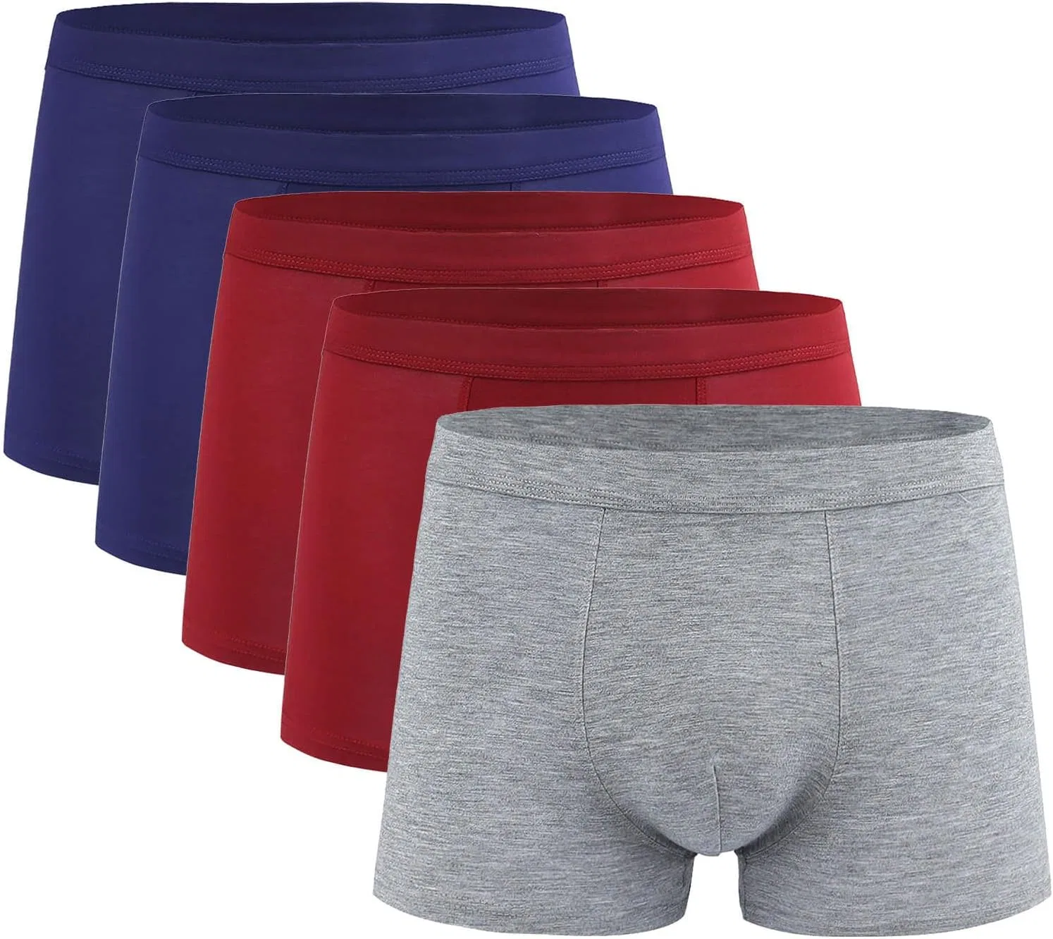 Трусы боксеры многоцветные, Wine