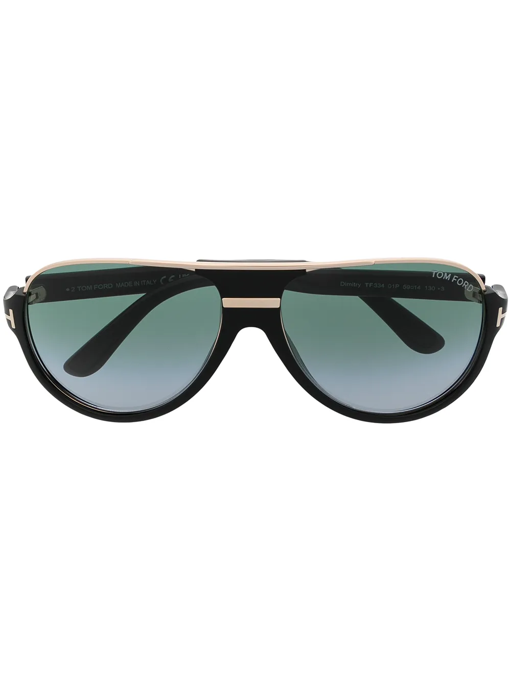 

Солнцезащитные очки-пилоты TOM FORD Eyewear, черный