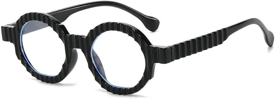 

Модные круглые солнцезащитные очки для женщин с двойным оранжевым градиентом, защита от УФ-излучения UV400, трендовые солнцезащитные очки для мужчин WNCKSQ, Black Clear