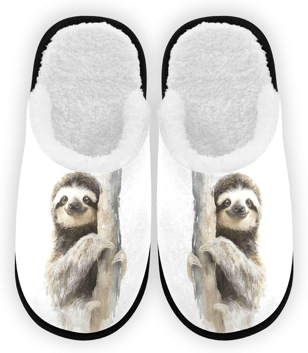 

Домашние спа-тапочки для женщин и мужчин, удобные домашние тапочки для путешествий, мягкие тапочки с эффектом памяти, противоскользящие, для отеля и спальни Dussdil, Sloth