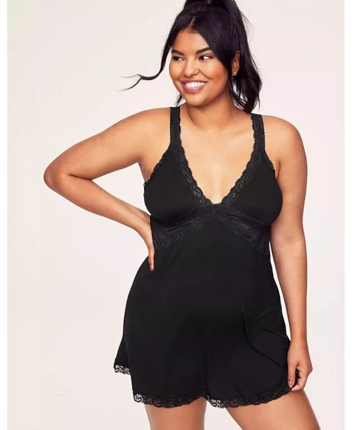 

Платье-комбинация Primrose Plus Size Adore Me, черный