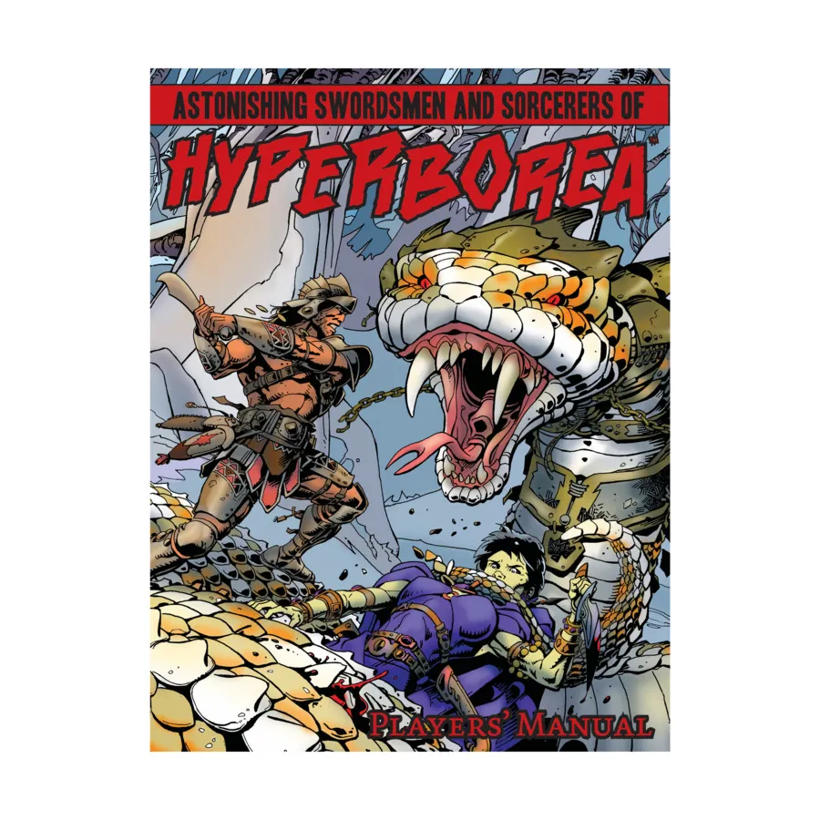 

Astonishing Swordsmen and Sorcerers of Hyperborea - Player's Manual (2nd Edition), Astonishing Swordsmen & Sorcerers of Hyperborea, мягкая обложка