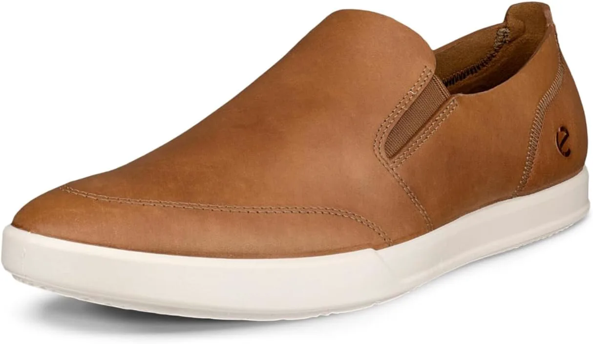 Мужские кожаные кроссовки ECCO Soft60, коричневый