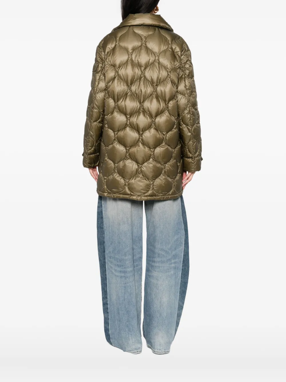 Стеганая куртка Lombi с высоким воротником MONCLER, зеленый — фото 4