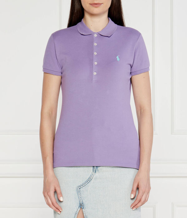 

Поло Polo Ralph Lauren Julie Slim Fit, фиолетовый