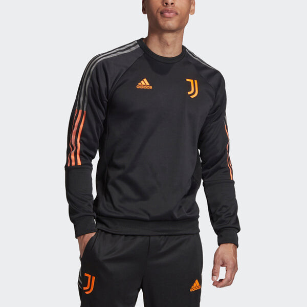 Толстовка adidas Juve Travel Swt Juventus Soccer/Football Sports Pullover Black, черный — фото 3