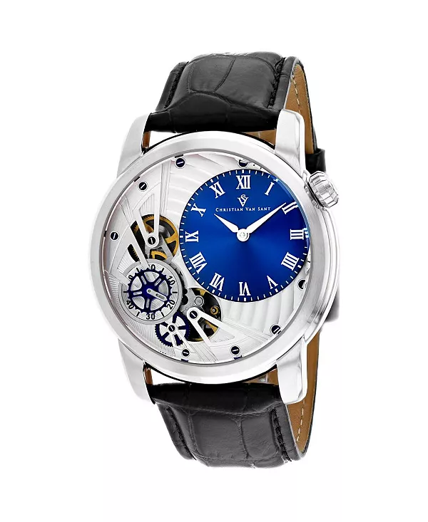 

Мужские кварцевые часы Sprocket Auto с синим циферблатом - cv1542 Christian Van Sant, blue