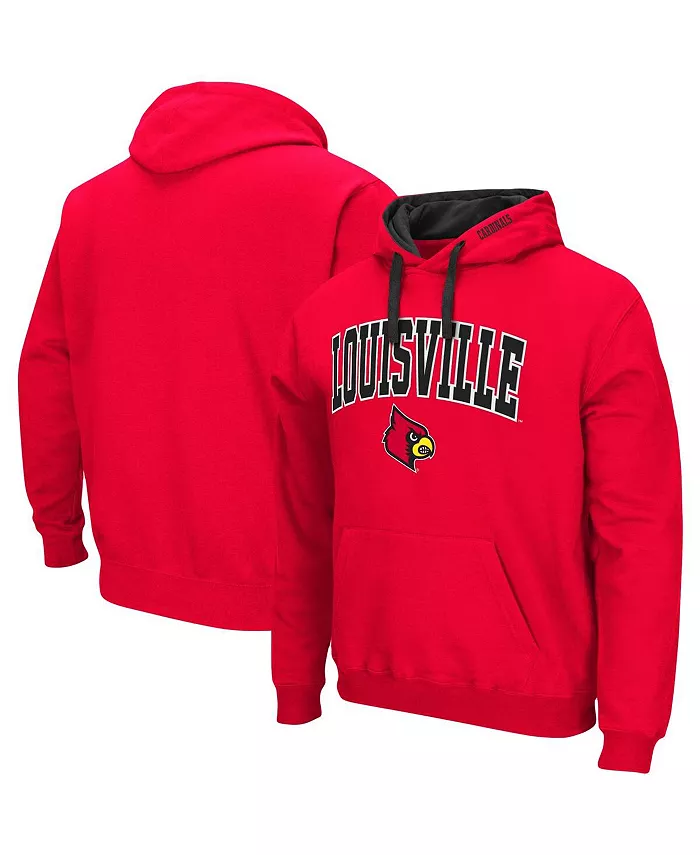 

Мужская большая и высокая толстовка с капюшоном Red Louisville Cardinals Big and Tall Arch and Logo 2.0 Pullover Hoodie Colosseum