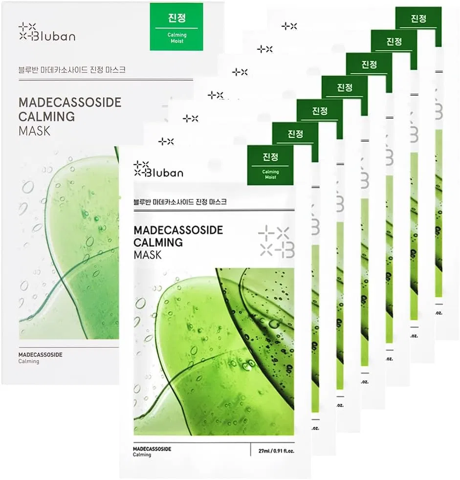 Тканевая маска Bluban — Успокаивающая Madecassoside , по, 27 г