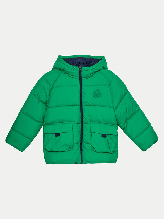 

Пуховик стандартного кроя United Colors Of Benetton, зеленый
