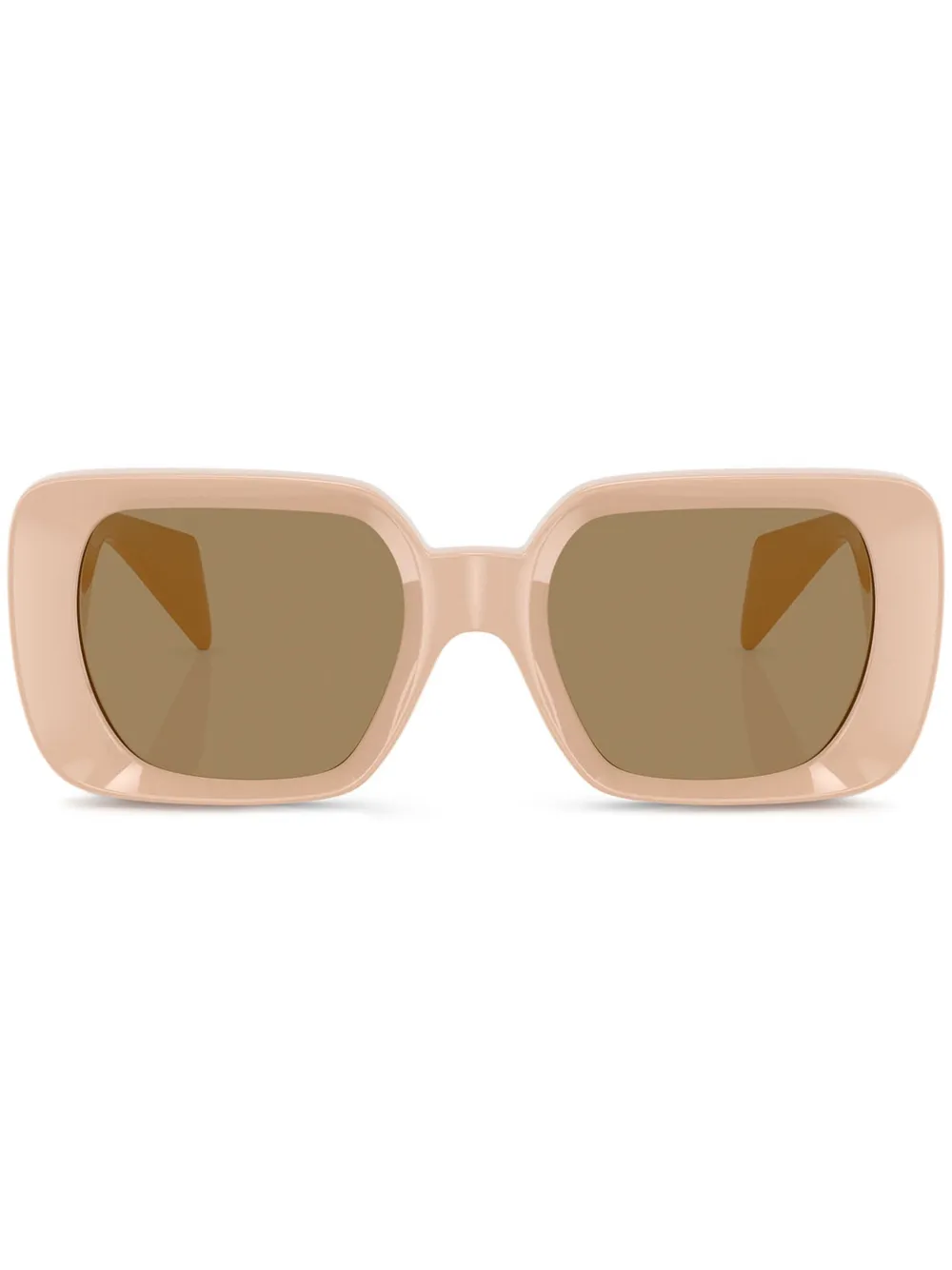 

Солнцезащитные очки с декором Medusa Versace, бежевый