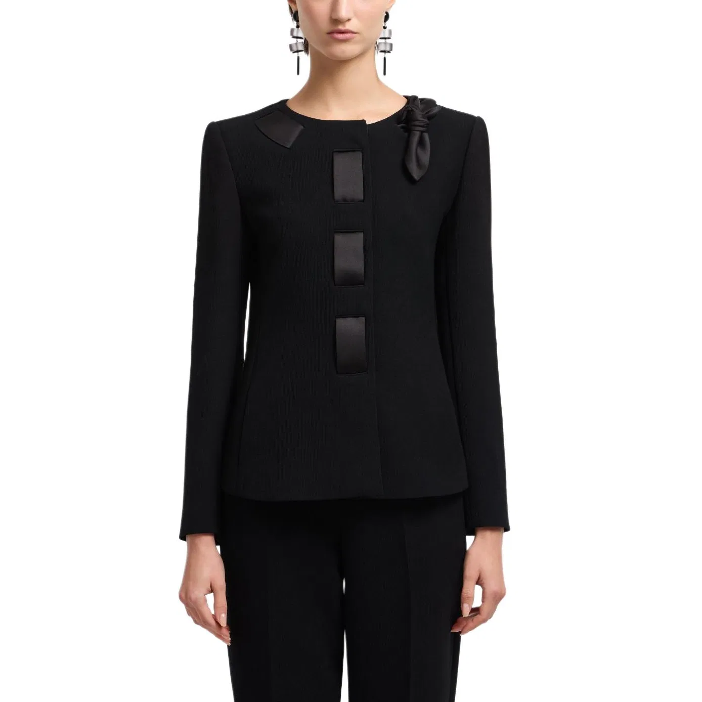 Женское пальто Emporio Armani, Black — фото 3