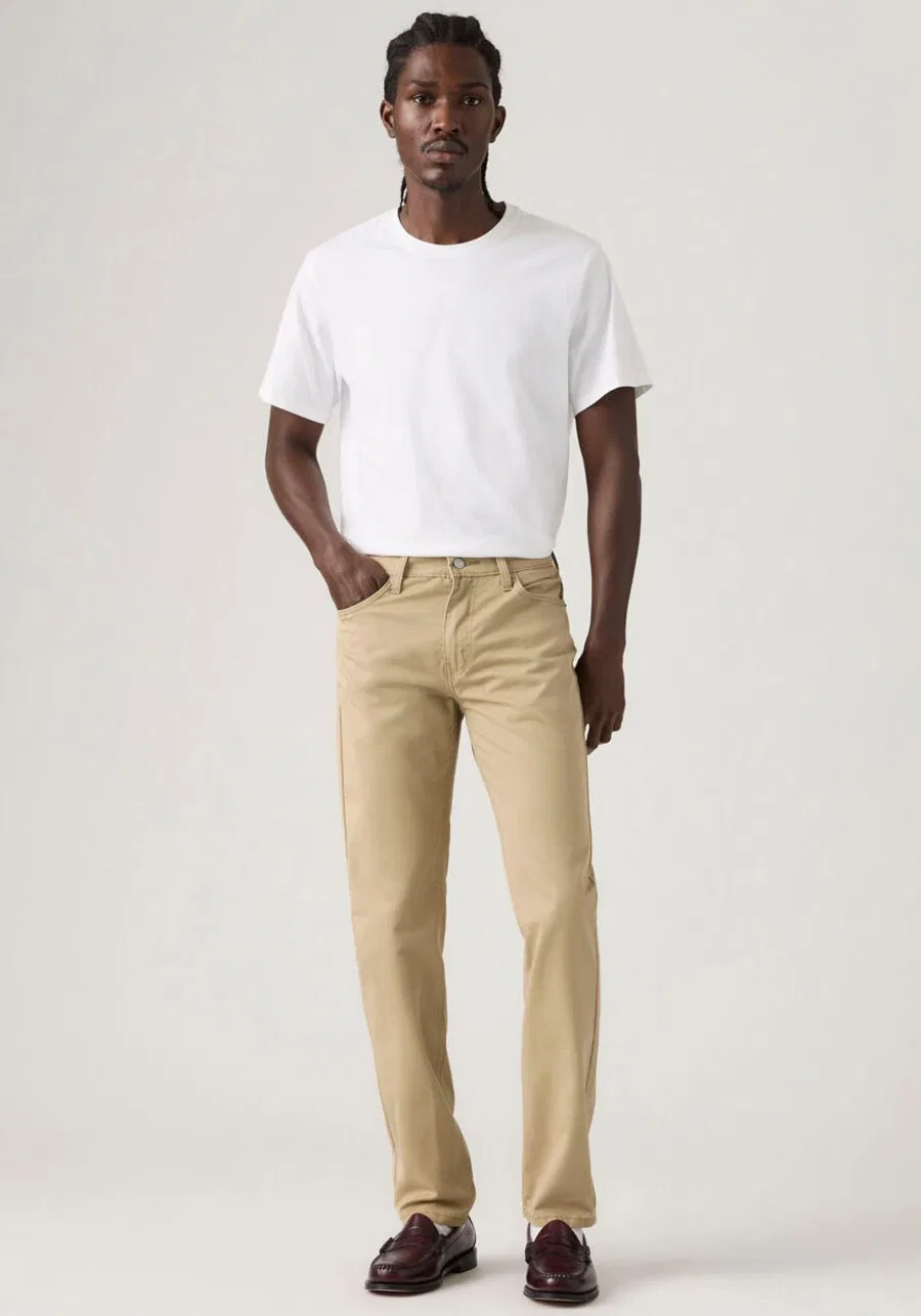 Джинсы LEVI'S Slim fit, цвет песочный — фото 3