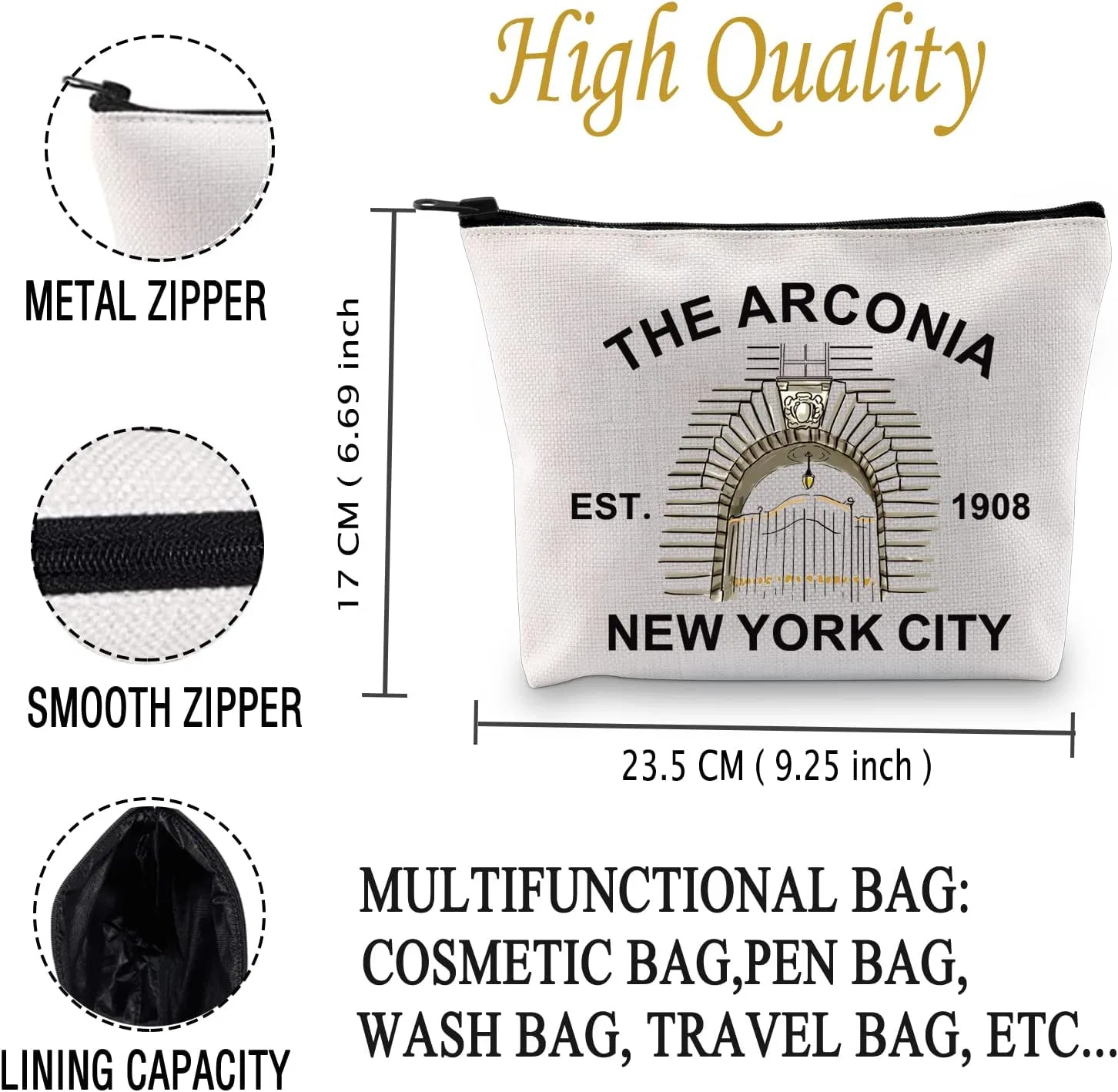 Косметичка с принтом TV Show, New York City Bag EU Generic — фото 2