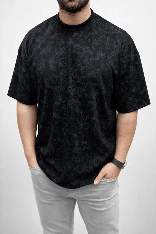 Мужская футболка с принтом Oversize T-Shirt Vexor, Black