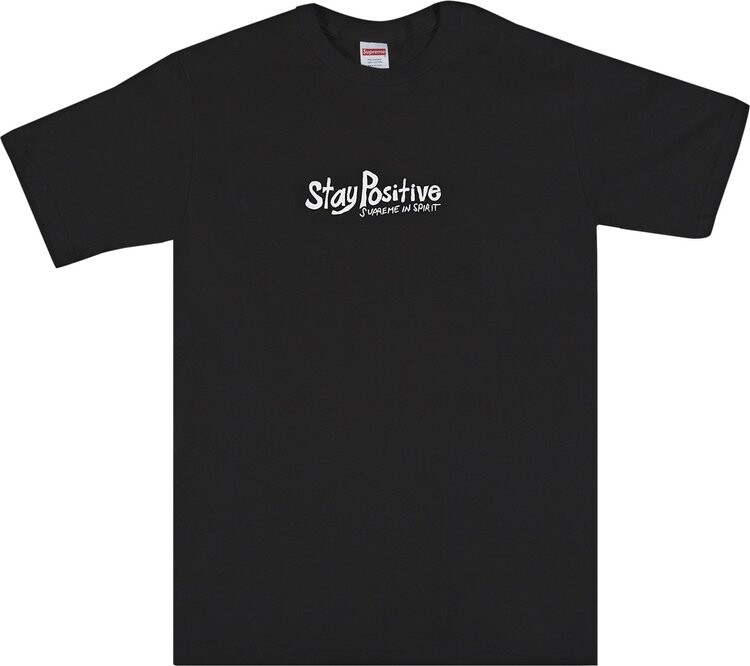 

Футболка Supreme Stay Positive Tee 'Black', черный