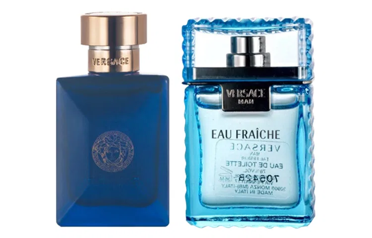 Набор пробников мужской парфюмерии Versace, 5 мл + 5 мл, A gentleman group, Versace, Черный