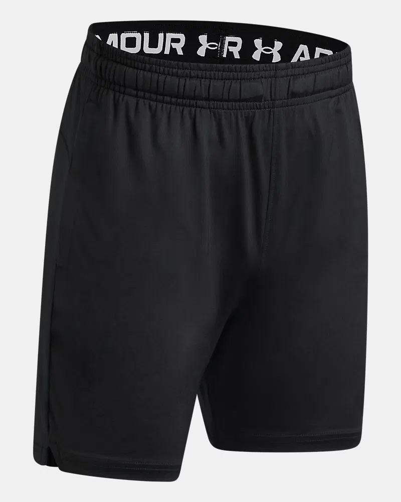 Шорты с внутренним швом 12,7 см из легкого трикотажа UA Vanish Knit UnderArmour, Black/White — фото 3