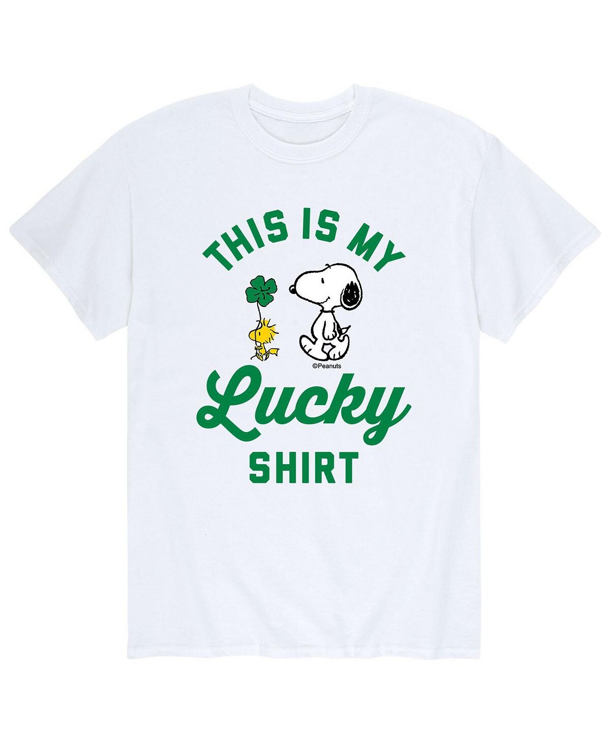 

Мужская футболка peanuts lucky shirt AIRWAVES, белый